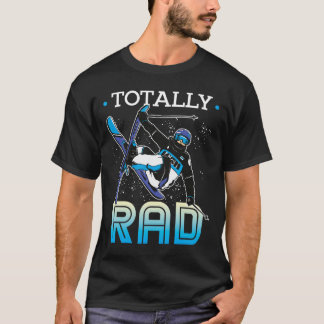Camiseta Skiing Outfit Nordic Skier Ski Totally Rad