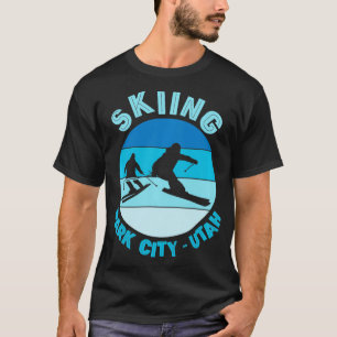 Camiseta Skiing Park City Utah Skier