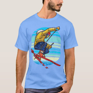 Camiseta Skiing Retro