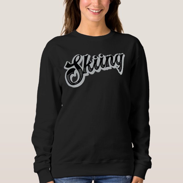 Camiseta Skiing Skier (Frente)