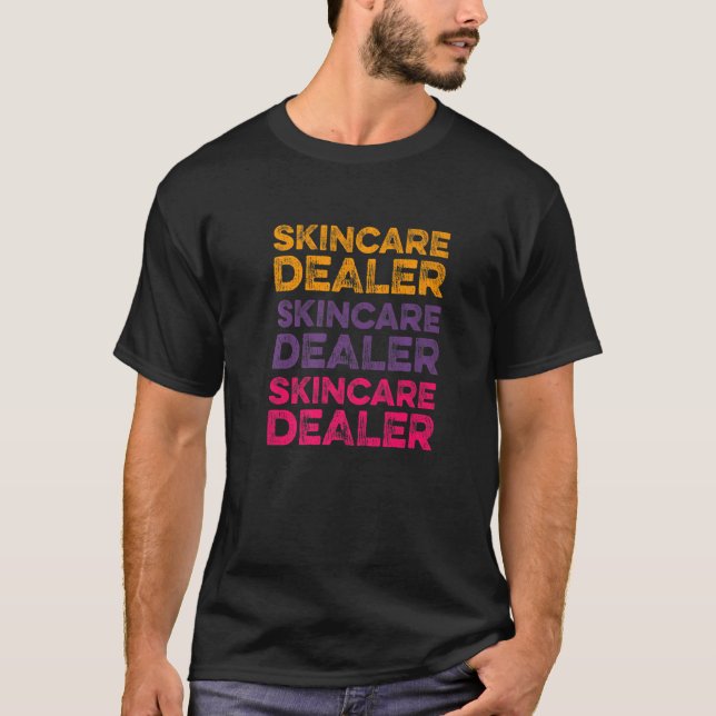 Camiseta Skincare Dealer Skin Esthetician Retro Skincare (Frente)