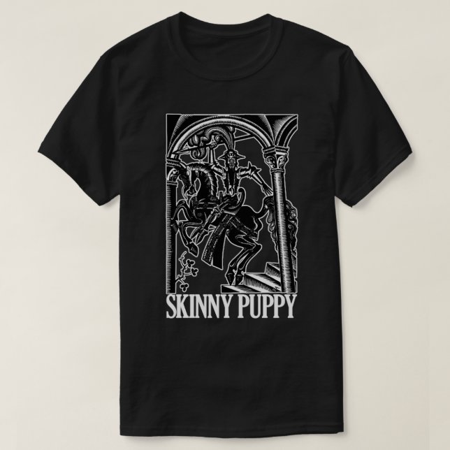 Camiseta Skinny Puppy Retro Styled Original Fan Art2 (Frente do Design)