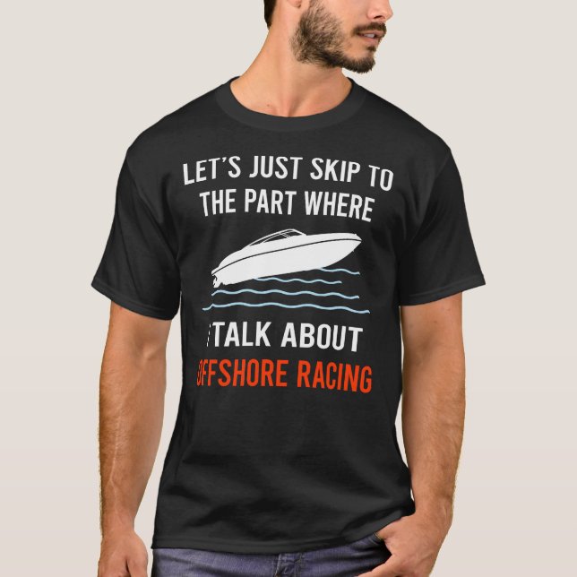 Camiseta Skip Talk Offshore Racing (Frente)