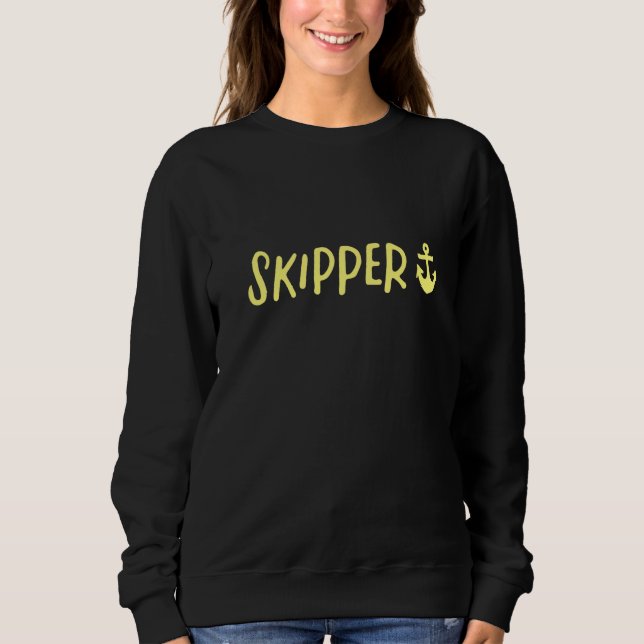 Camiseta Skipper  Boat Sailing  2 (Frente)