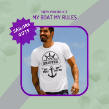 Skipper My Boat My Rules Awincrível Pescador Gift