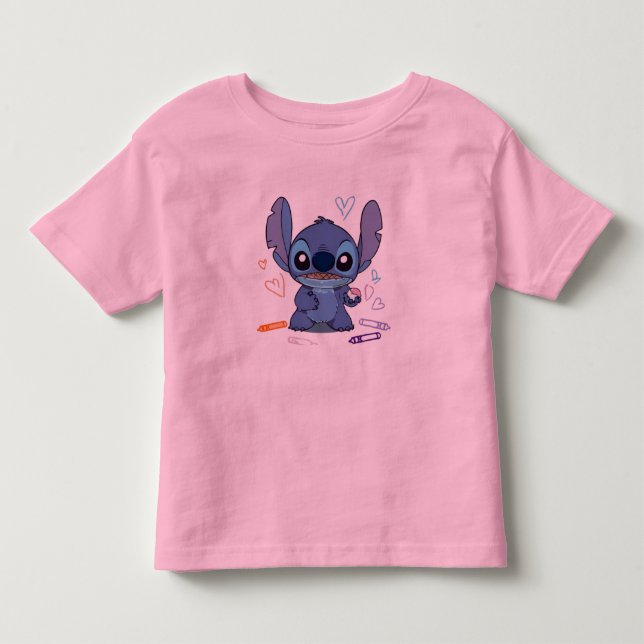 Camiseta Skitch de Cartoon Bonito (Frente)