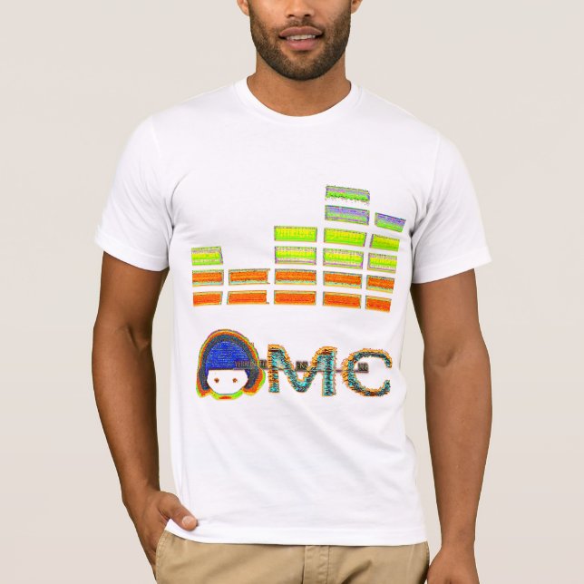 Camiseta skittles mc logo raiation (Frente)