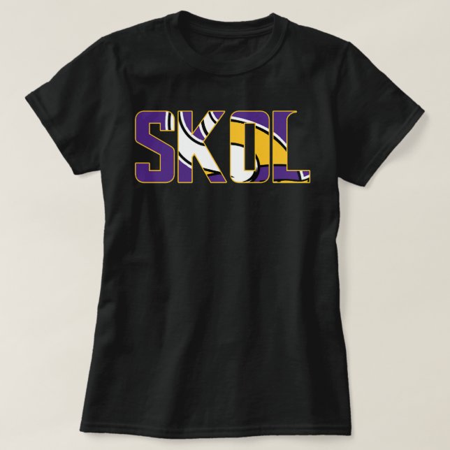 Camiseta SKOL Vikings Classic T Shirt (Frente do Design)