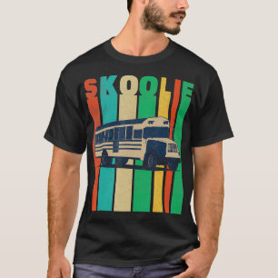Camiseta Skoolie Bus Conversion Vintage RV Converted Schoo
