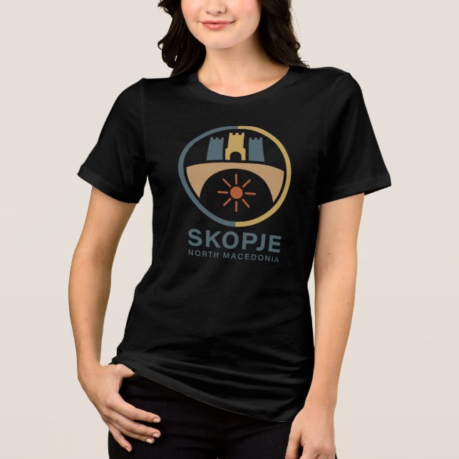 Camiseta Skopje North Macedonia Europe (Frente)