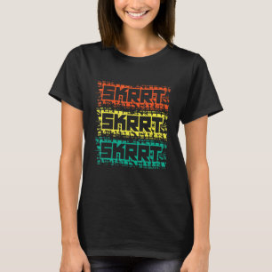 Camiseta Skrrt Skrrt Gen Z Gráficos Urbanos Trending