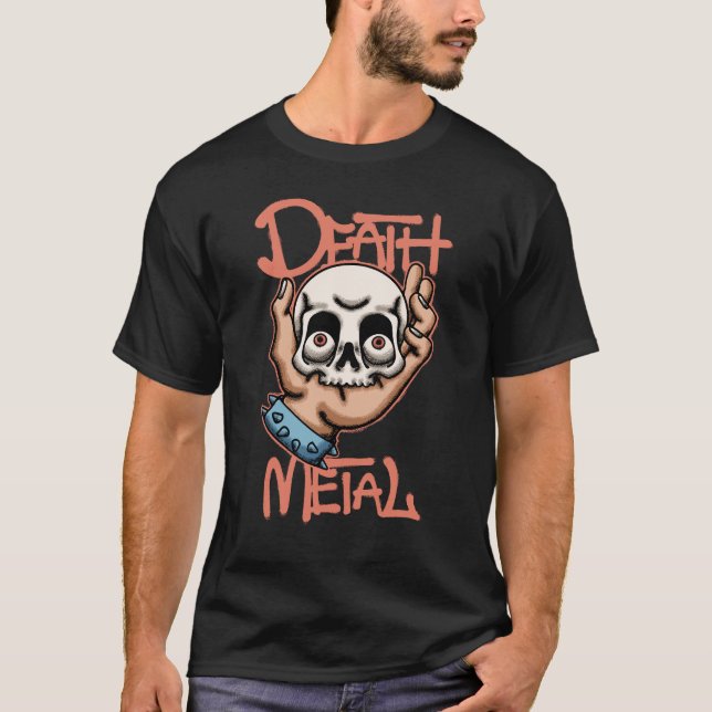 Camiseta Skull and Hand streetwear  (Frente)