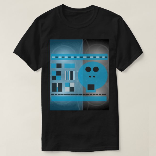Camiseta Skull Code: Skullnskin Graphics Tee By J.H.T. (Frente do Design)