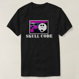Camiseta Skull Code V4: Skullnskin Graphics Tee By J.H.T.