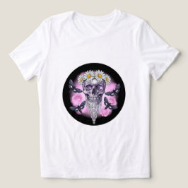 Camiseta Skull Daisy Queen 💀 🌼