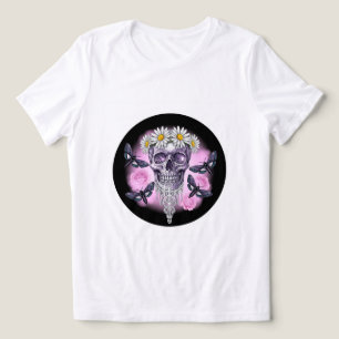 Camiseta Skull Daisy Queen 💀 🌼
