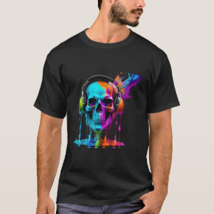 Camiseta Skull do Auscultadores