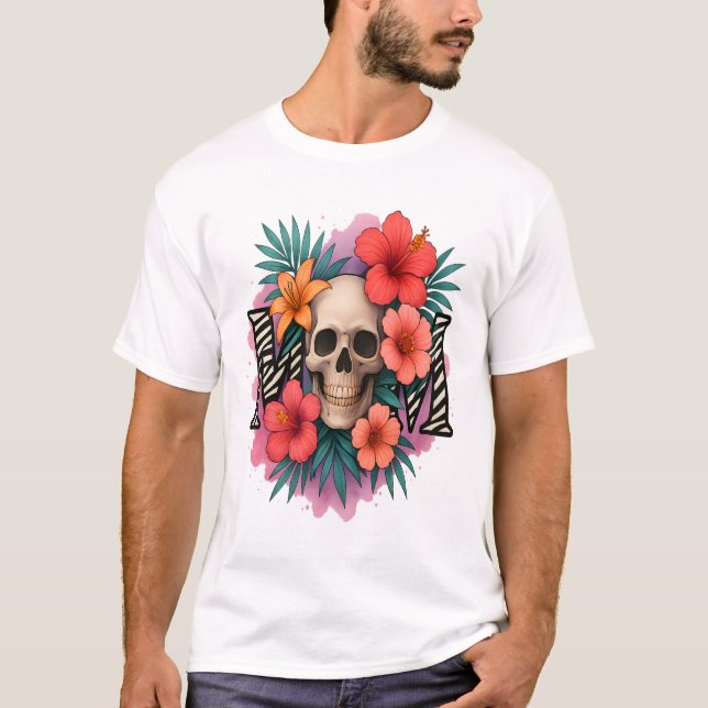 Camiseta Skull Funny Mother (Frente)
