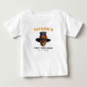 Camiseta Skull Halloween Kids Festa de Costume - Bonita e S