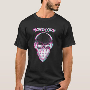 Camiseta Skull Hardcore Glitt I Trippy Edm Festival Clothi