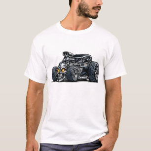Camiseta Skull Hot Rod