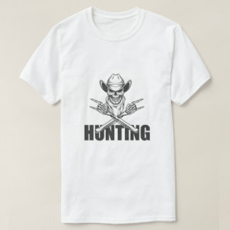 Camiseta Skull Hunter – Áspero e Rebelde