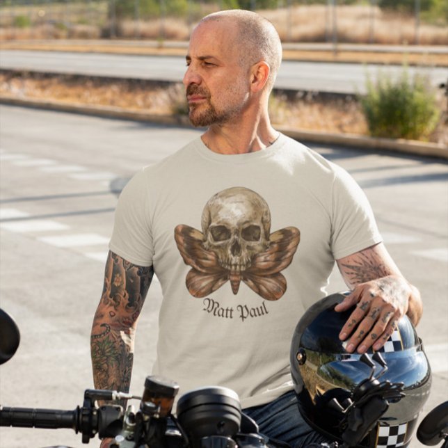 Camiseta Skull Moth (Criador carregado)