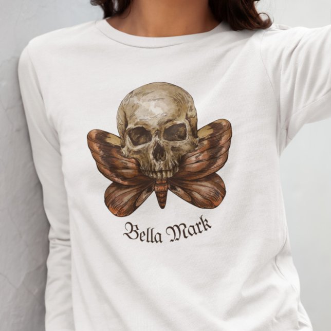 Camiseta Skull Moth (Criador carregado)