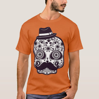 Camiseta Skull Mustache Classic TSirt