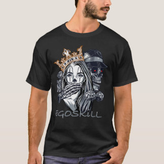 Camiseta Skull Queen & Dice – EGOSKILL Design