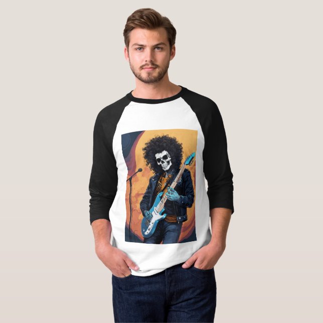 Camiseta Skull Rockstar (Frente Completa)