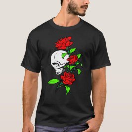 CAMISETA SKULL ROSE