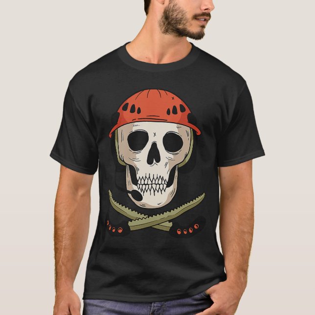 Camiseta Skull Saws Bizarre Dark (Frente)