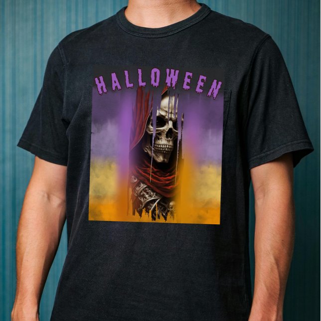 Camiseta Skull Skeleton Halloween (Criador carregado)
