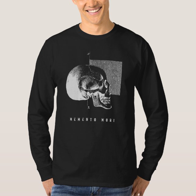 Camiseta Skull Stoic Memento Mori (Frente)