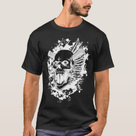 Camiseta Skull Warrior Gothic Tee