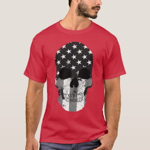 Camiseta Skull Warrior USA