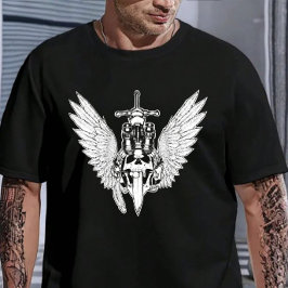 Camiseta Skull Wings Unisex Tee