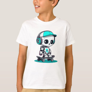 Camiseta SkullBot do skate