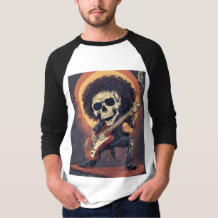 Camiseta SkullDesign #RabidSkull #ElectricGuitar #SkullArt