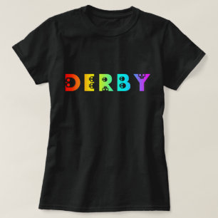 Camiseta skullphabet de derby