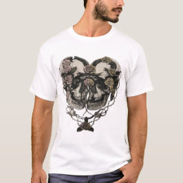 Camiseta Skulls and roses