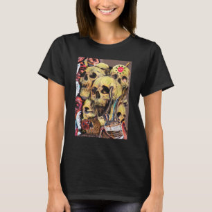 Camiseta Skulls Rosas Ladybug Bong & Bones Men Women Tee