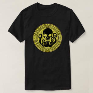 Camiseta Skullthulhu Amarelo