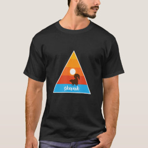 Camiseta Skunk Animal Triangle Nature com Sun