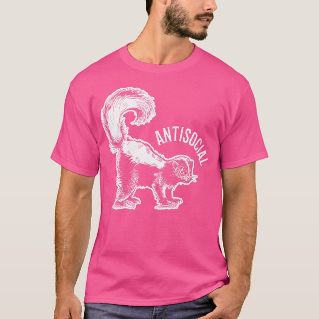 Camiseta Skunk antissocial (Frente)
