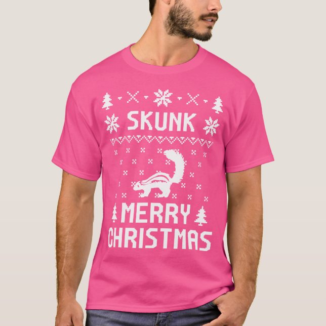 Camiseta Skunk Christmas Ugly Christmas (Frente)