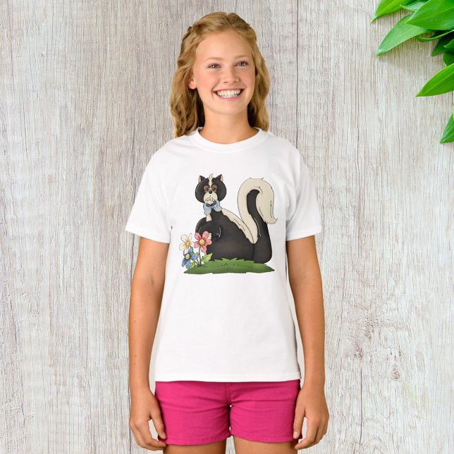 Camiseta Skunk Com Flores (Criador carregado)