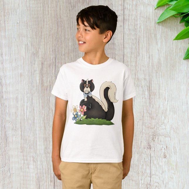 Camiseta Skunk Com Flores (Criador carregado)