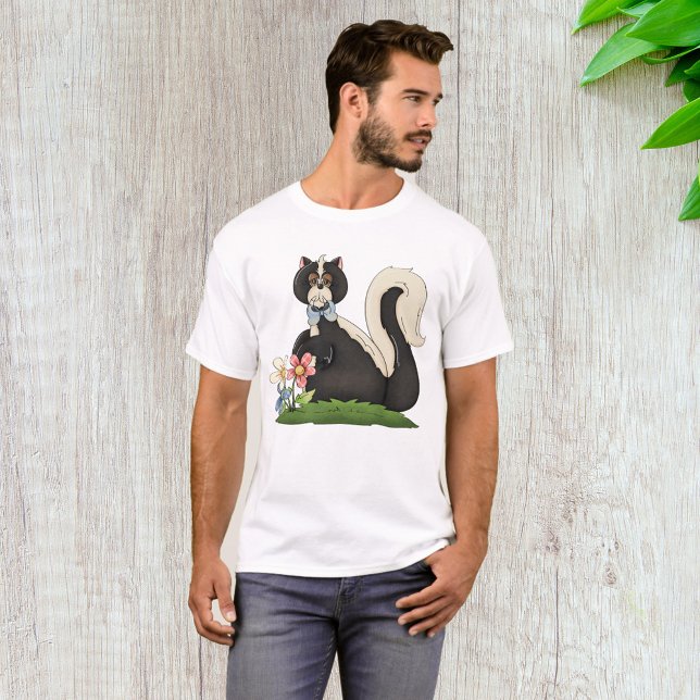 Camiseta Skunk Com Flores (Criador carregado)